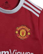 2021-22 Manchester United Adidas Home Shirt #7 Ronaldo - (L.Boys)