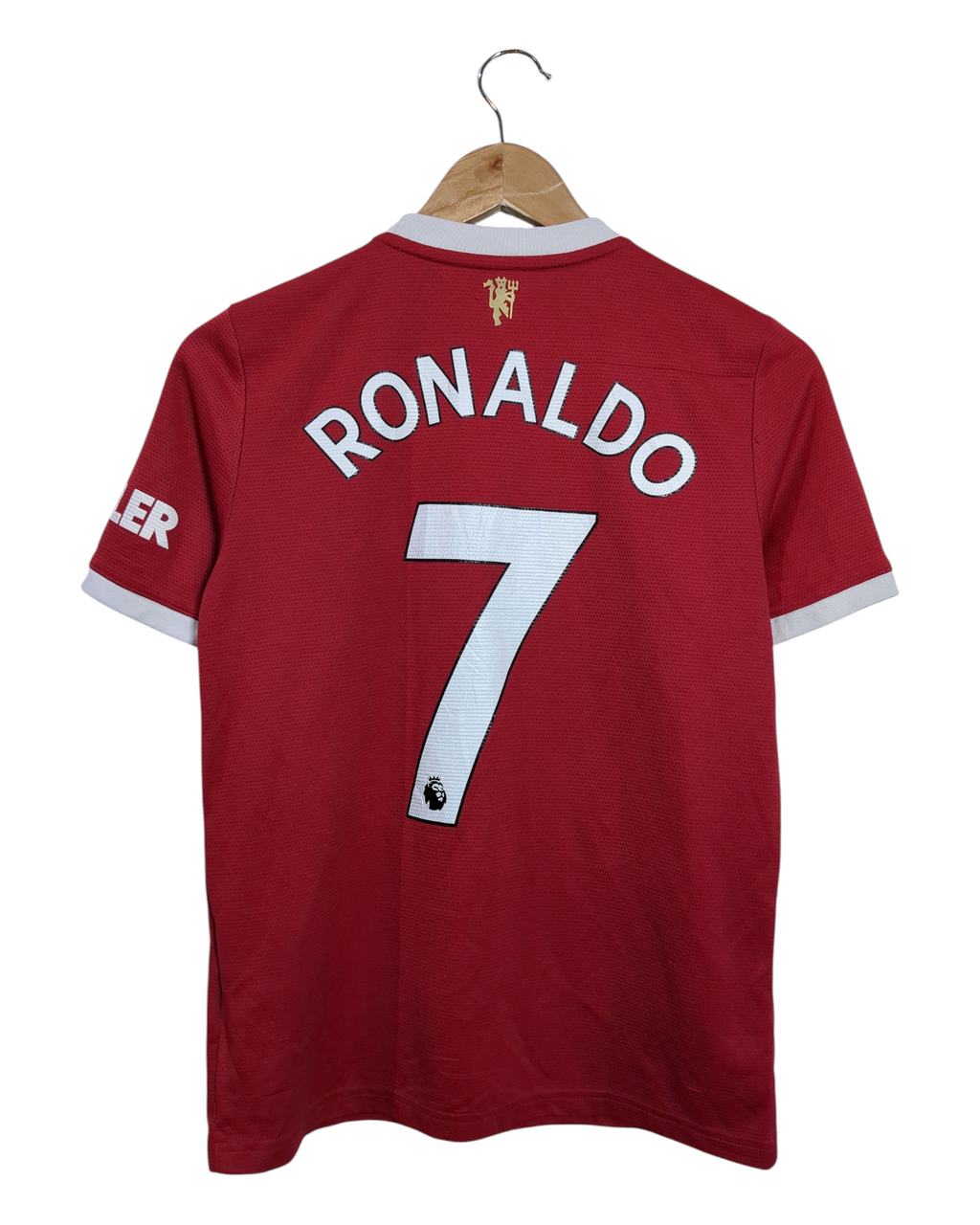 2021-22 Manchester United Adidas Home Shirt #7 Ronaldo - (L.Boys)