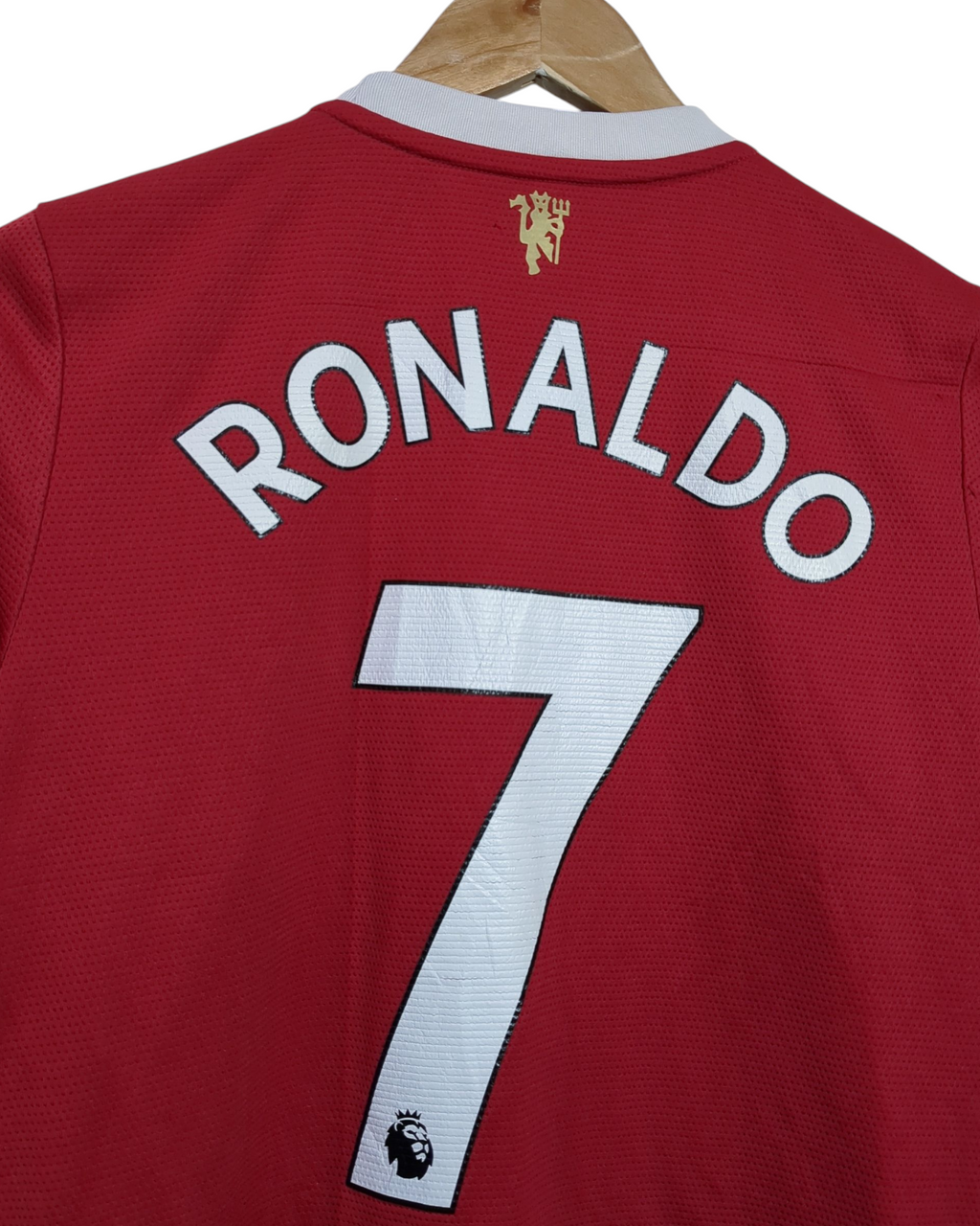 2021-22 Manchester United Adidas Home Shirt #7 Ronaldo - (L.Boys)