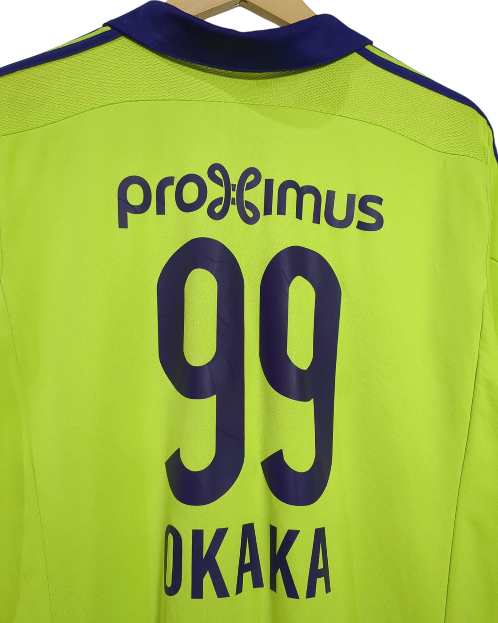 2015-16 Anderlecht Adidas Away Shirt #99 Okaka - (XL)