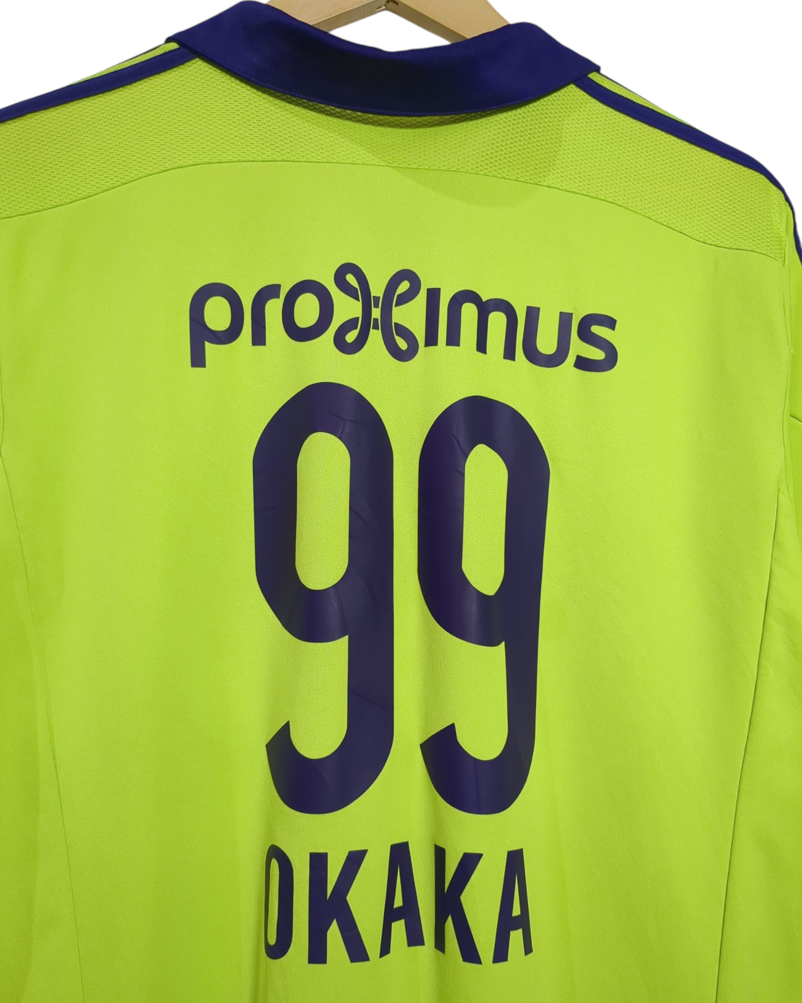 2015-16 Anderlecht Adidas Away Shirt #99 Okaka - (XL)