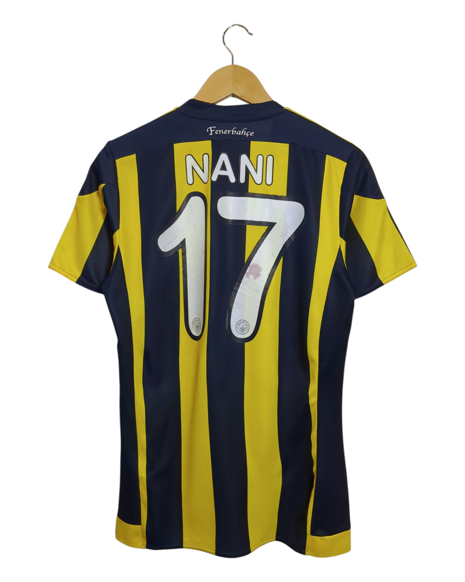 2015-16 Fenerbahce Adidas Home Shirt #17 Nani - (S)