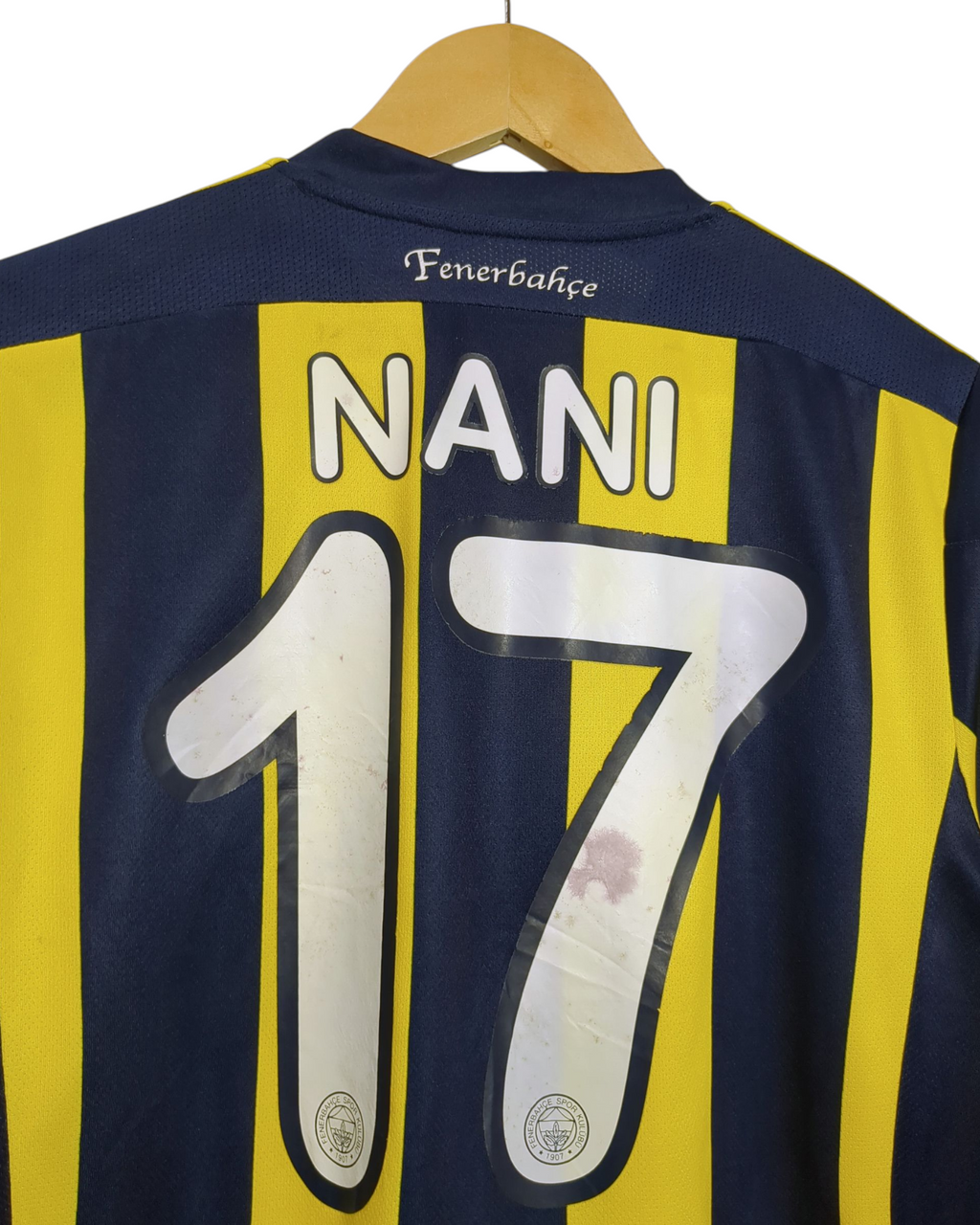 2015-16 Fenerbahce Adidas Home Shirt #17 Nani - (S)