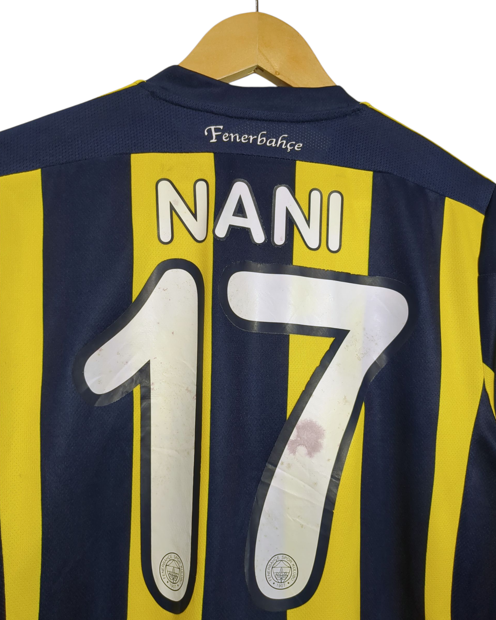 2015-16 Fenerbahce Adidas Home Shirt #17 Nani - (S)