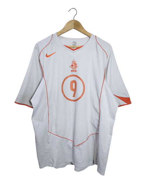 2004-06 Netherlands Nike Away Shirt #9 Kluivert - (XL)