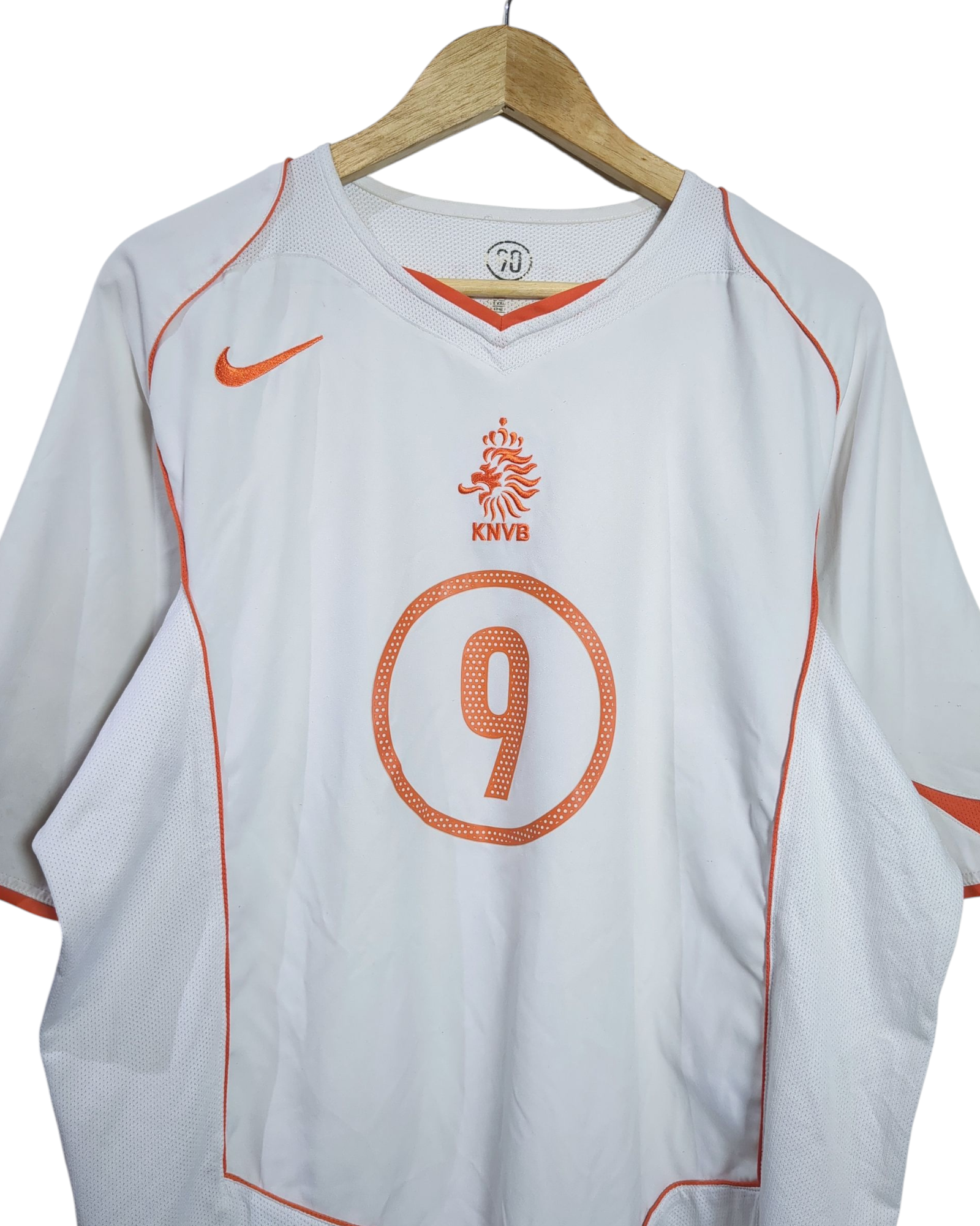 2004-06 Netherlands Nike Away Shirt #9 Kluivert - (XL)