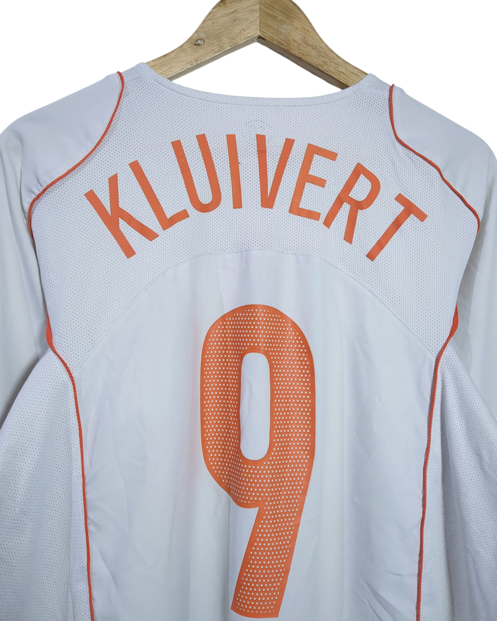 2004-06 Netherlands Nike Away Shirt #9 Kluivert - (XL)