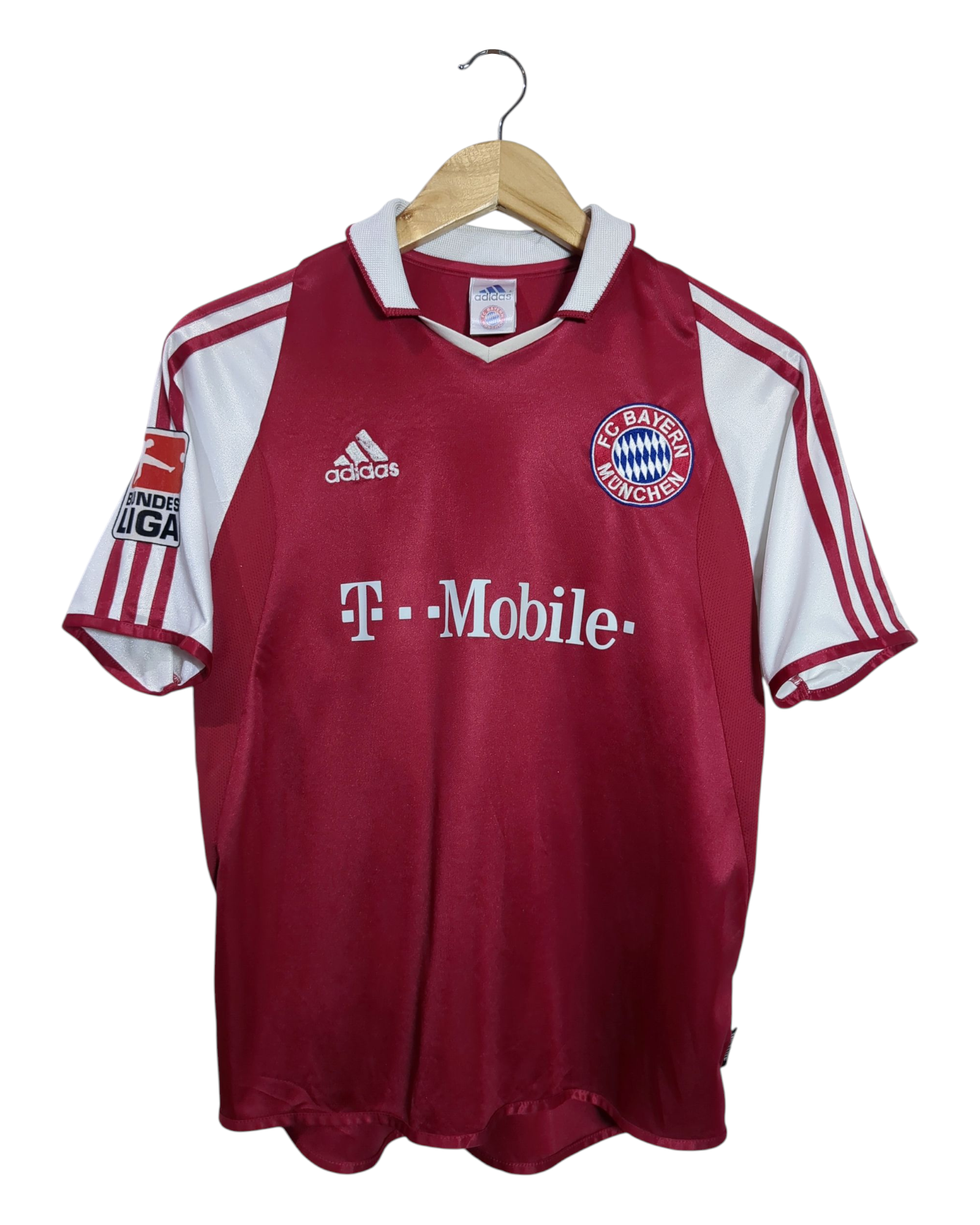 2003-04 Bayern Munich Adidas Home Shirt #11 Ze Roberto - (XL.Boys)