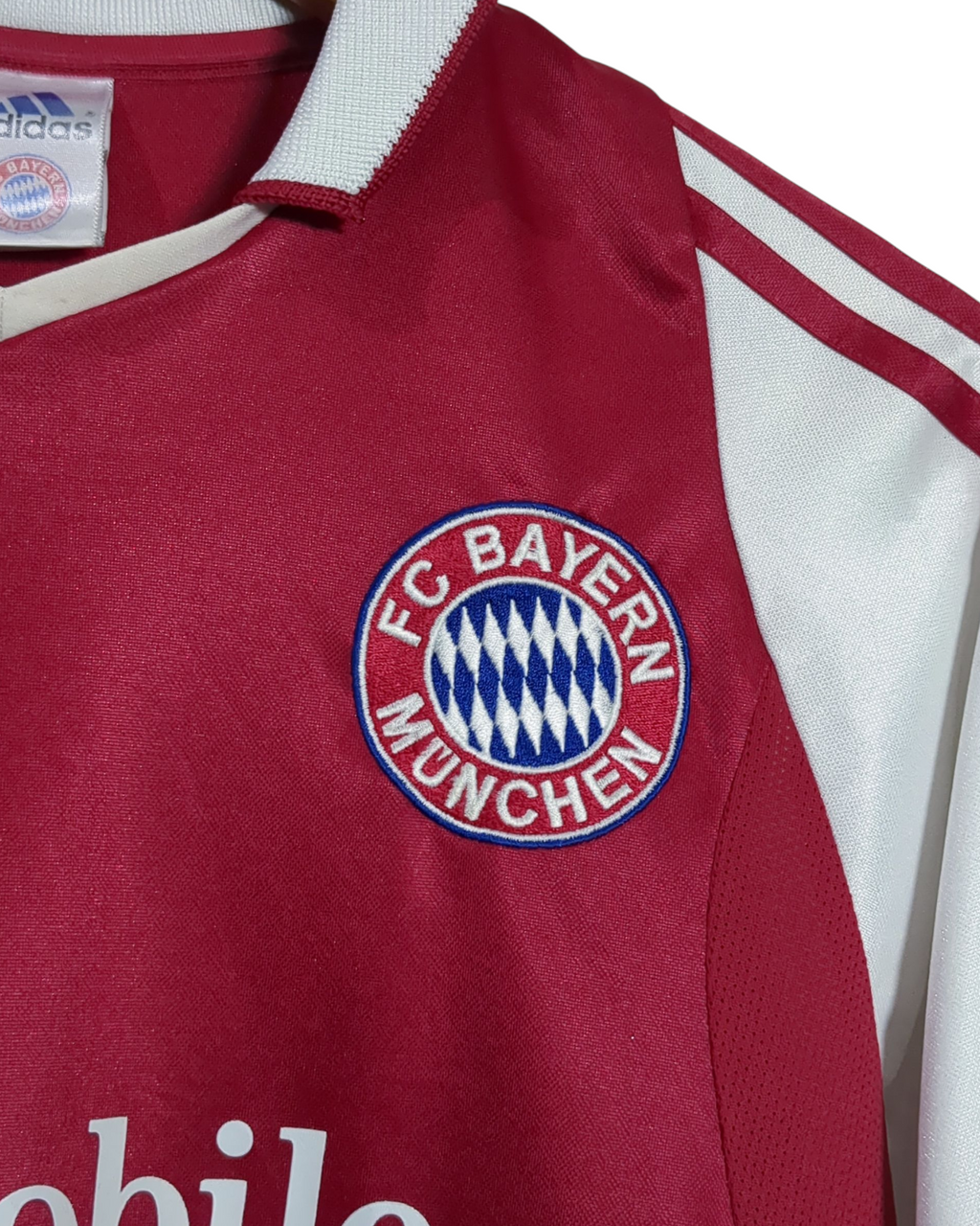 2003-04 Bayern Munich Adidas Home Shirt #11 Ze Roberto - (XL.Boys)