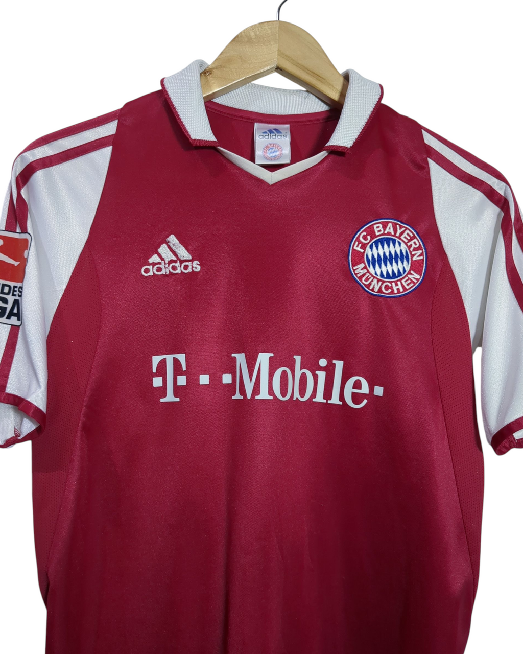 2003-04 Bayern Munich Adidas Home Shirt #11 Ze Roberto - (XL.Boys)