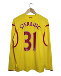 2014-15 Liverpool Warrior Away L/S Shirt #31 Sterling - (M)