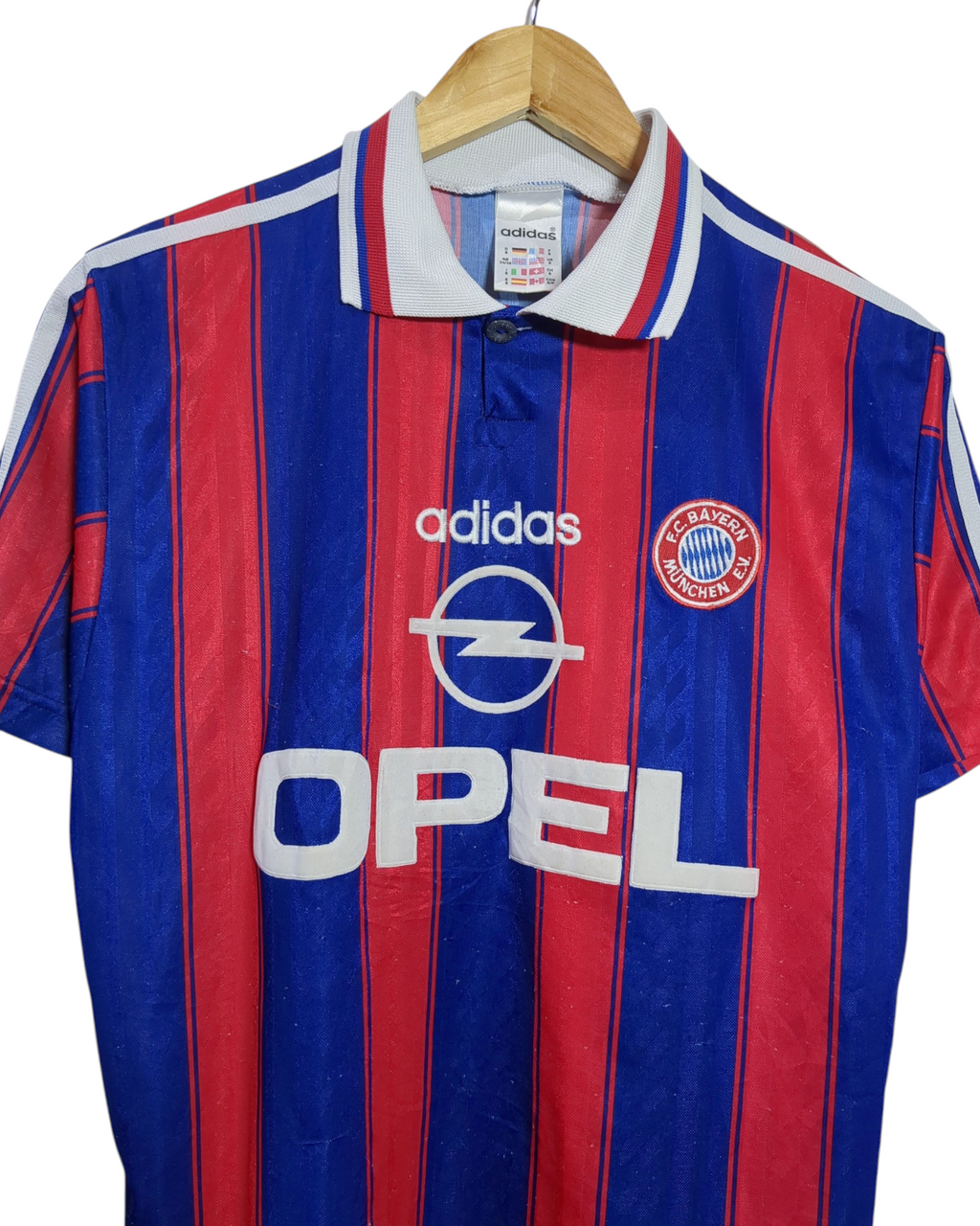 1995-97 Bayern Munich Adidas Home Shirt #10 Matthaus - (M)