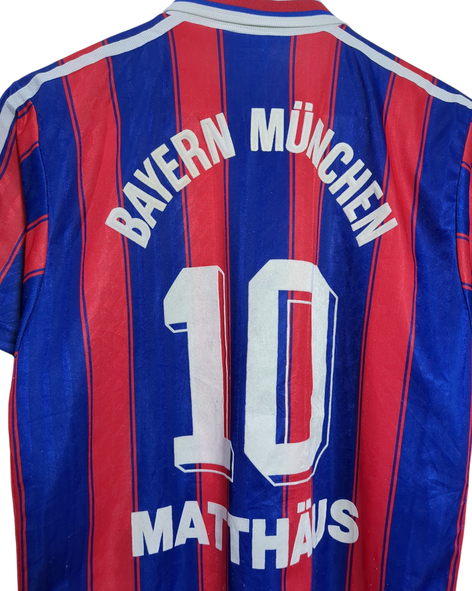 1995-97 Bayern Munich Adidas Home Shirt #10 Matthaus - (M)