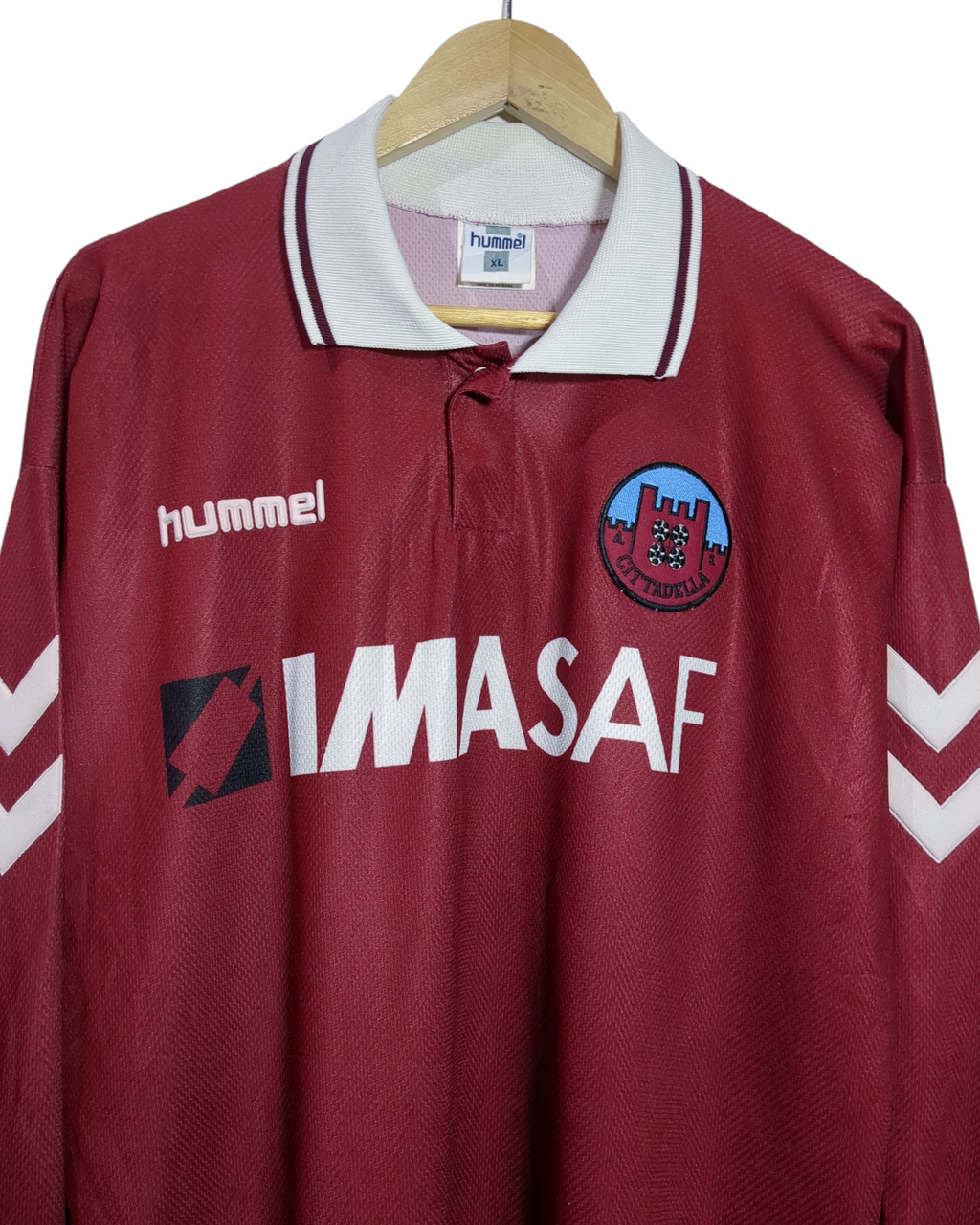 2000-01 Cittadella Hummel Home L/S Shirt #13 Turato - (XL)