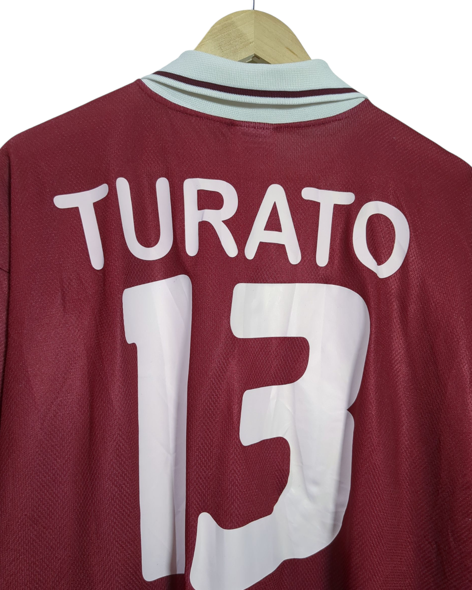 2000-01 Cittadella Hummel Home L/S Shirt #13 Turato - (XL)