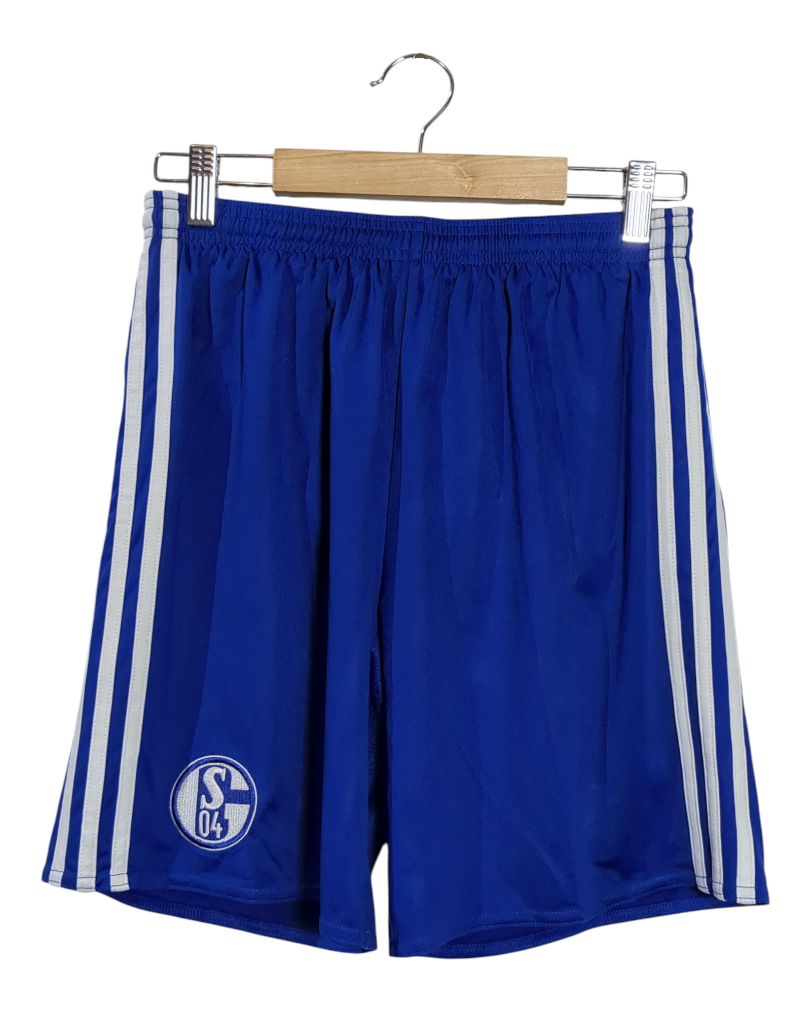 2017-18 Schalke Adidas Home Shorts - (W26 x L16)