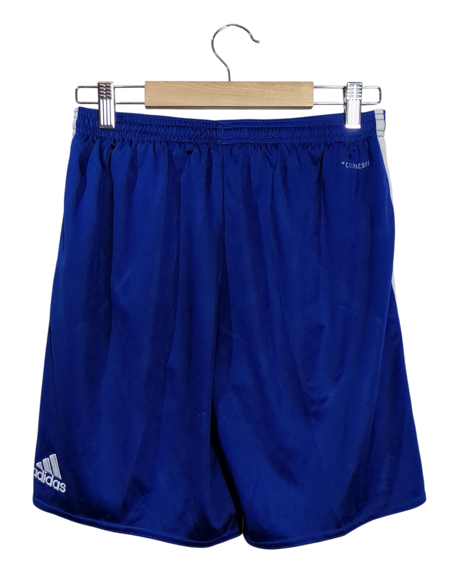 2017-18 Schalke Adidas Home Shorts - (W26 x L16)