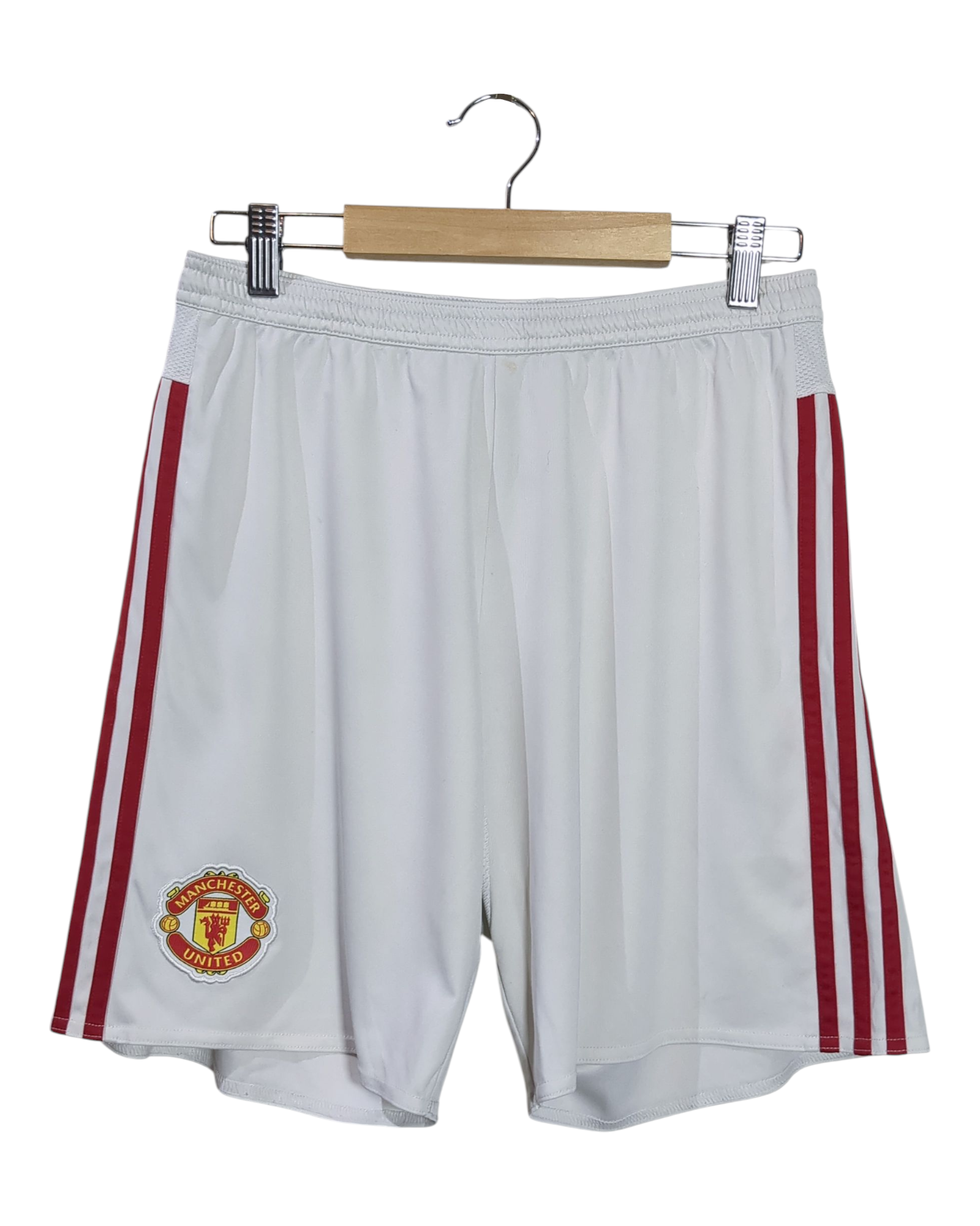 2015-16 Manchester United Adidas Home Shorts - (W28 x L17)