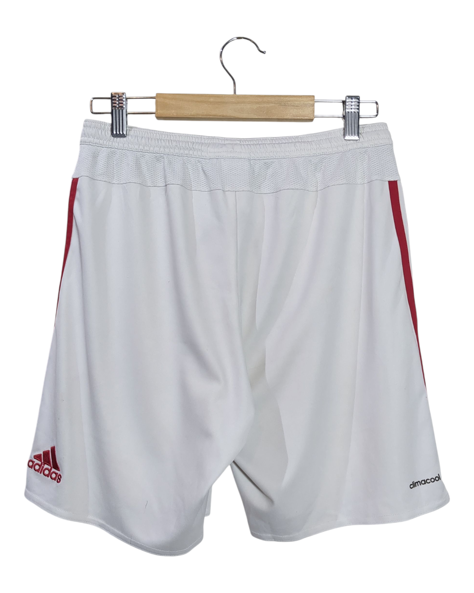 2015-16 Manchester United Adidas Home Shorts - (W28 x L17)