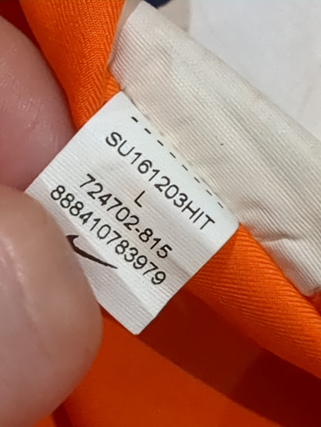 2016-18 Netherlands Nike Home Shorts - (W26 x L17)