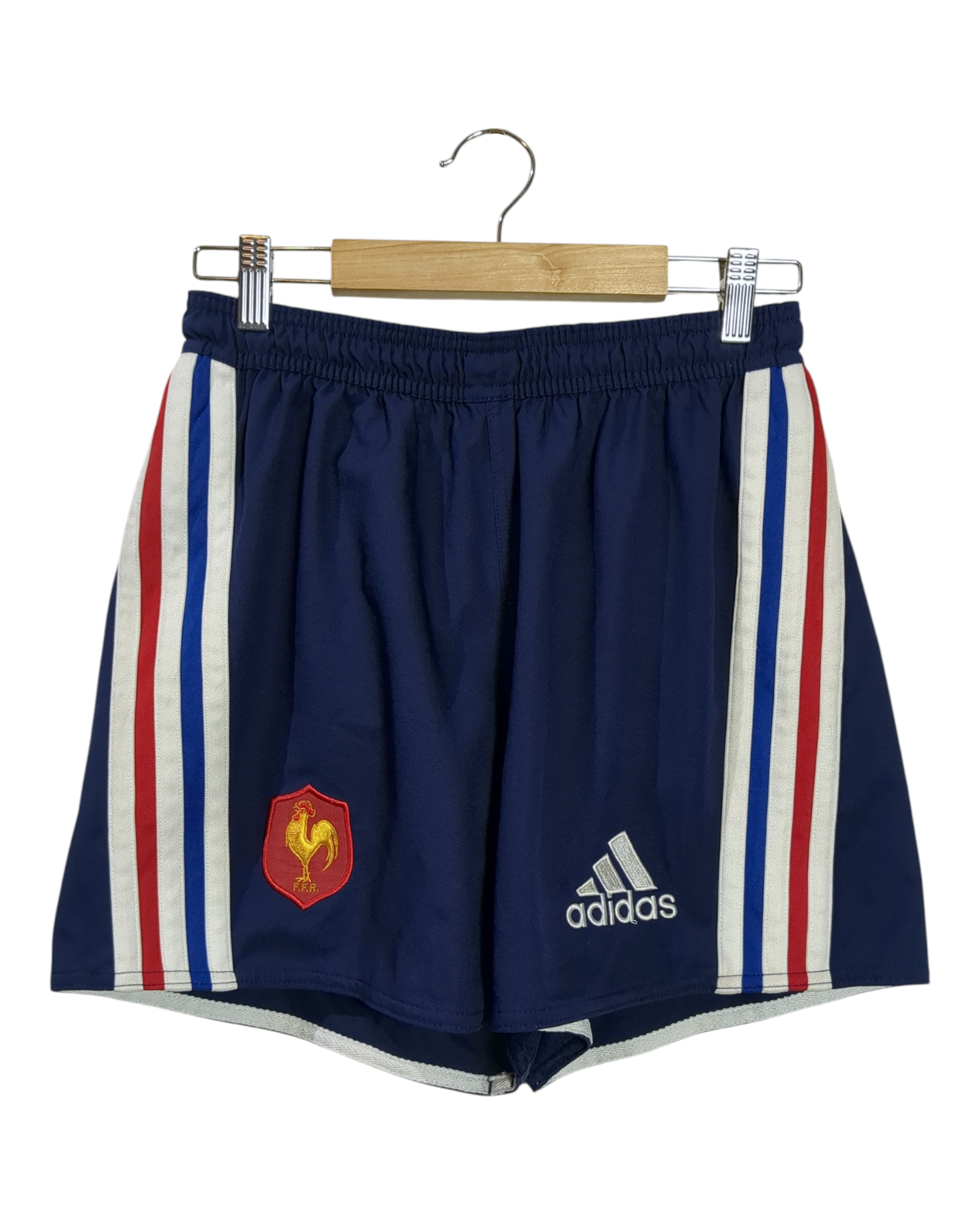 2013-14 France Adidas Rugby Home Shorts - (W26 x L14)