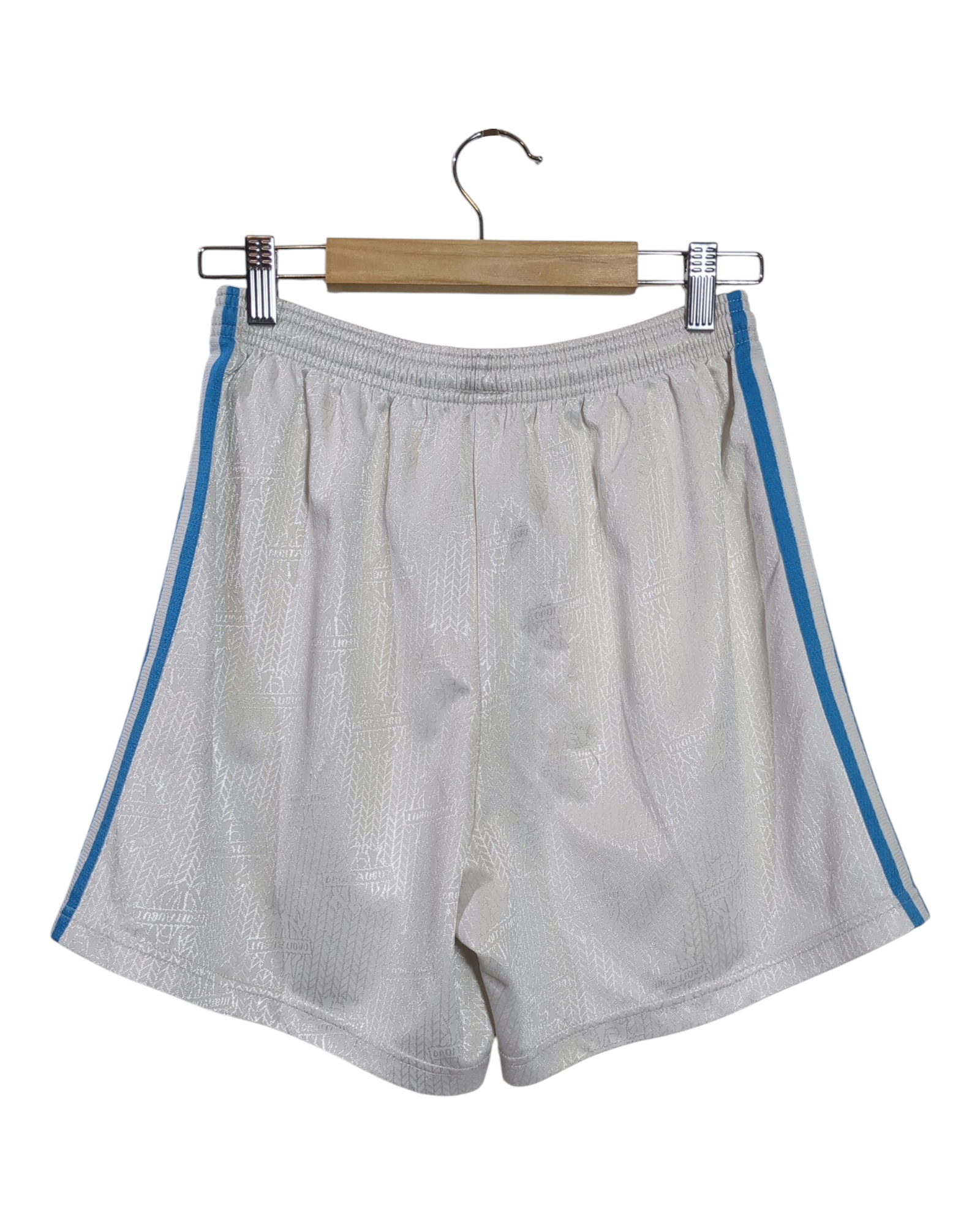1996-97 Olympique Marseille Adidas Home Shorts - (W26 x L15)