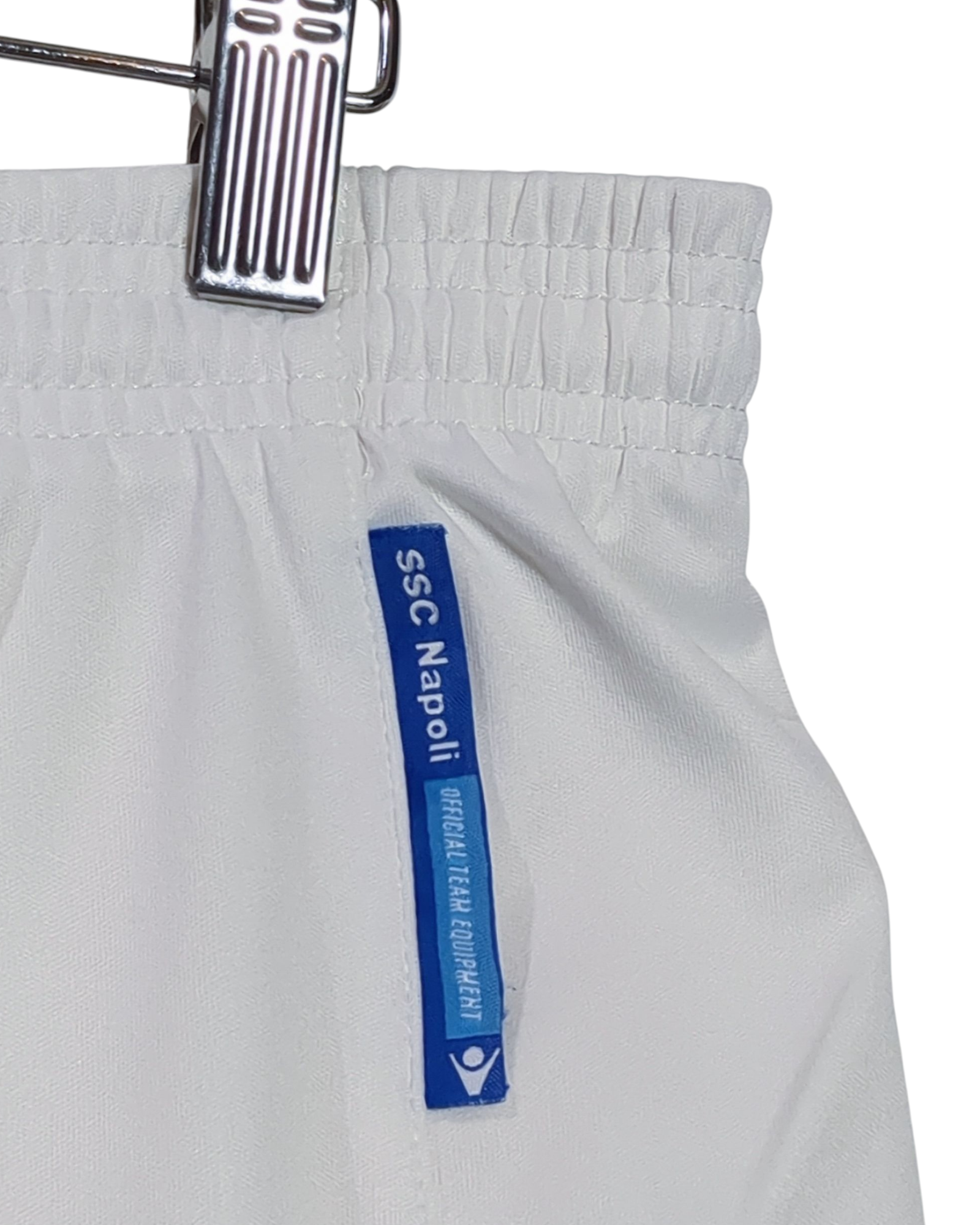 2011-12 Napoli Macron Home Shorts - (W32 x L17)
