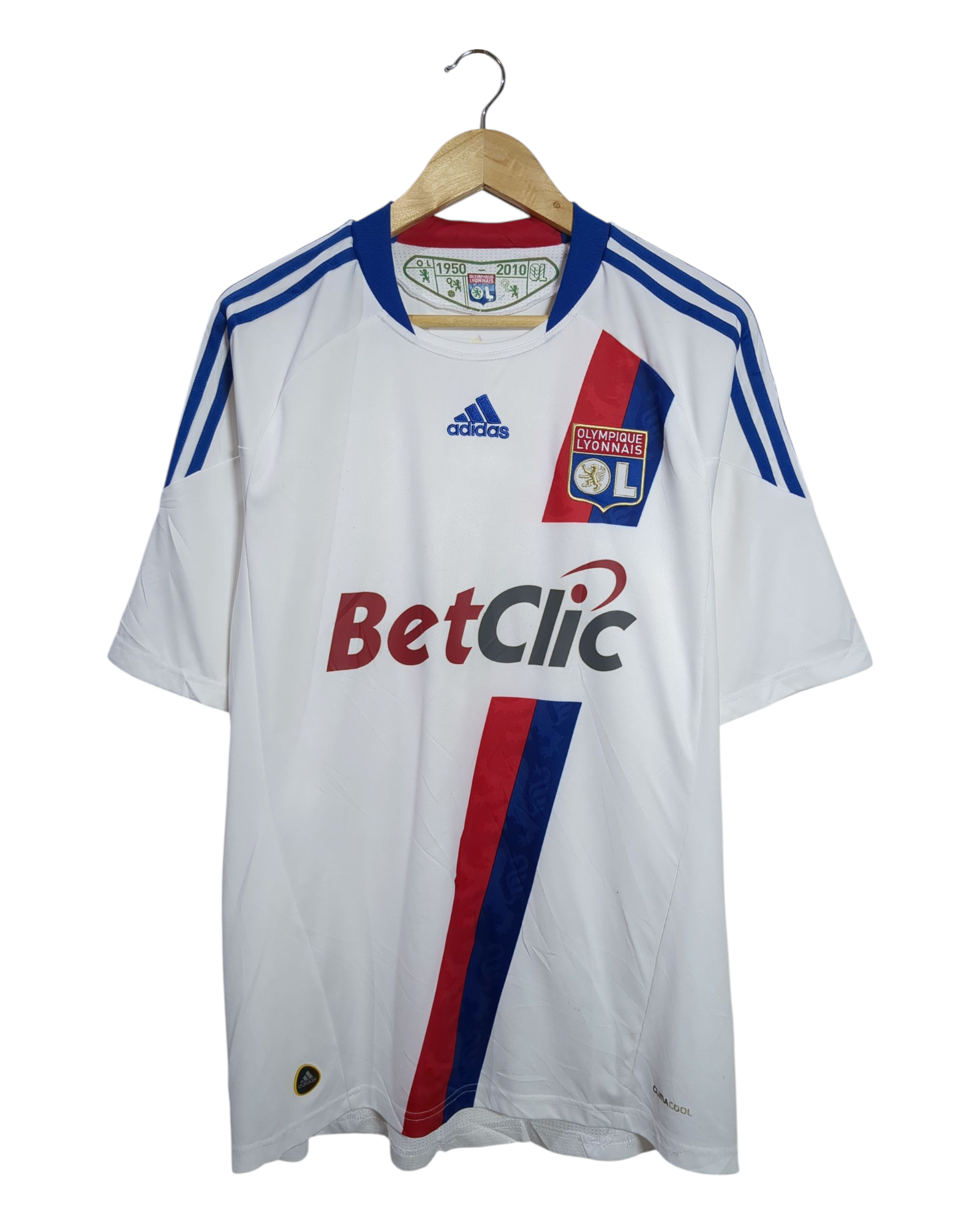 2010-11 Olympique Lyonnais Adidas Home Shirt - (M)