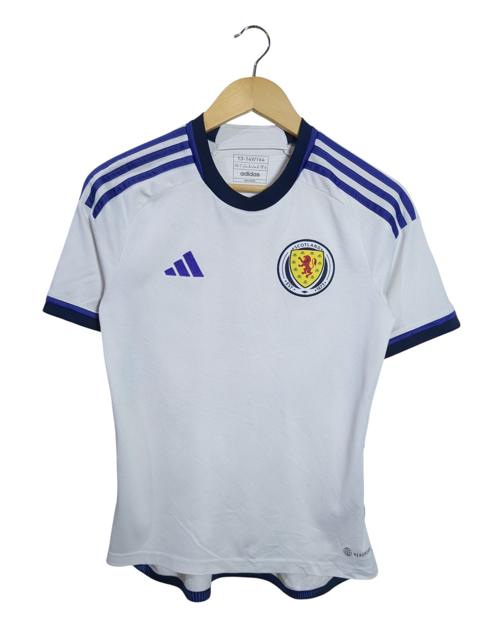 2022-23 Scotland Adidas Away Shirt - (L.Boys)