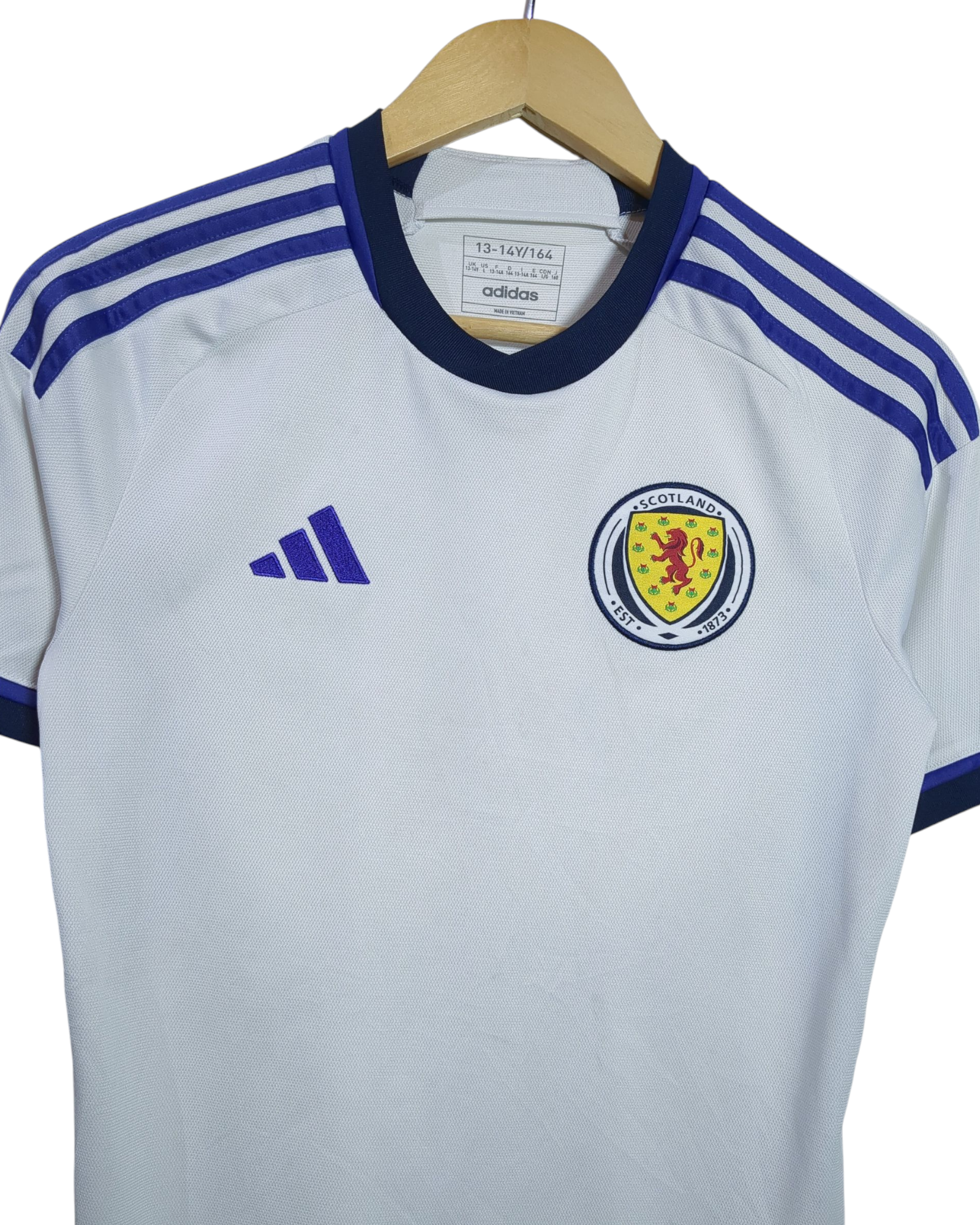 2022-23 Scotland Adidas Away Shirt - (L.Boys)