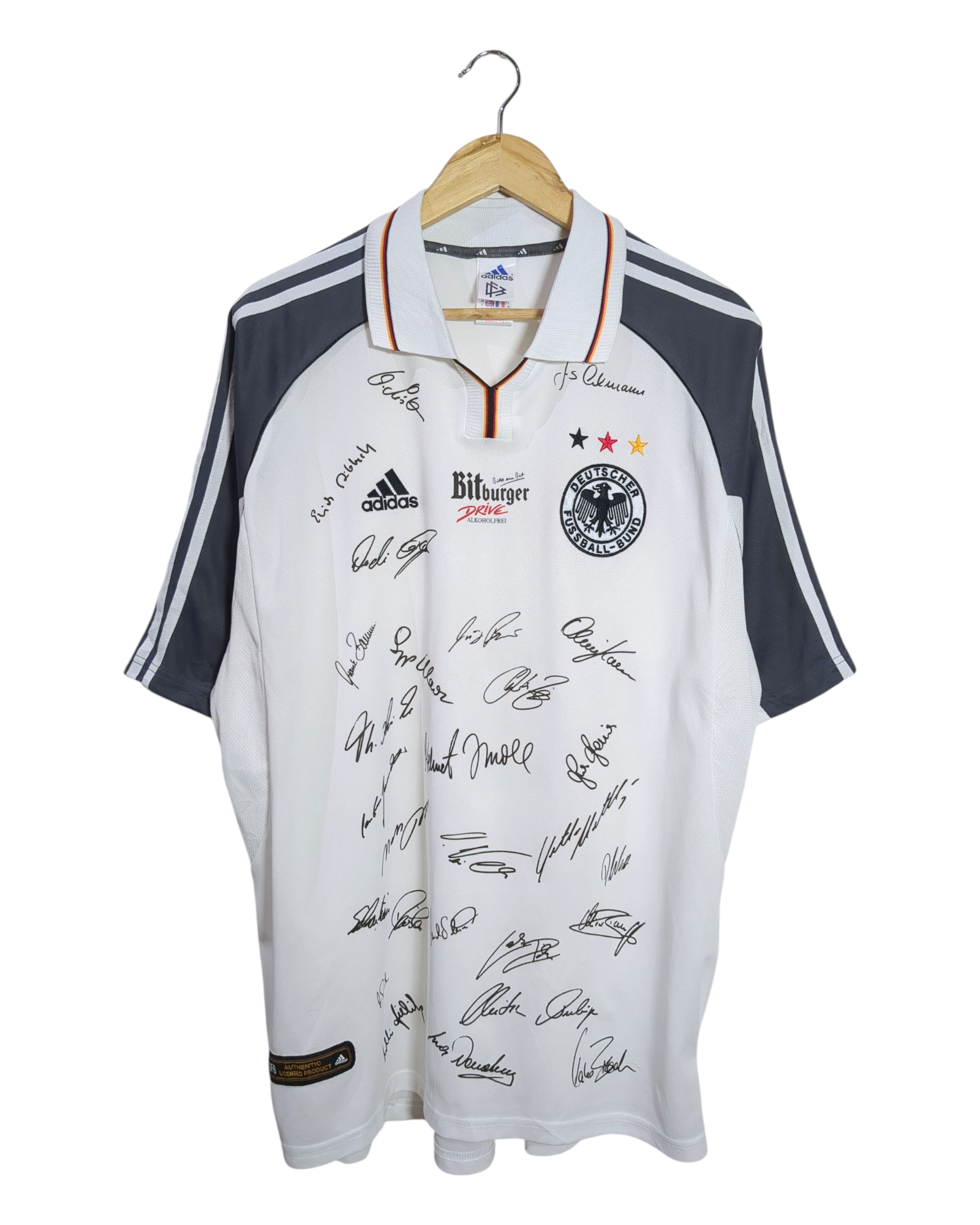 2000-02 Germany Adidas 'Squad Signed' Home Shirt - (XL)
