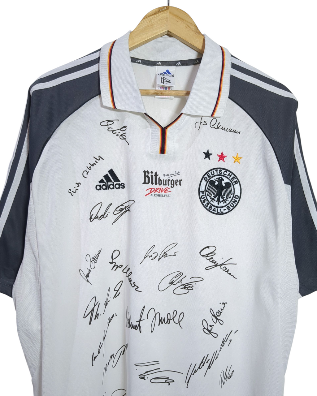 2000-02 Germany Adidas 'Squad Signed' Home Shirt - (XL)