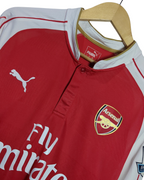 2015-16 Arsenal Puma Home L/S Shirt #17 Sanchez - (M)