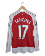 2015-16 Arsenal Puma Home L/S Shirt #17 Sanchez - (M)
