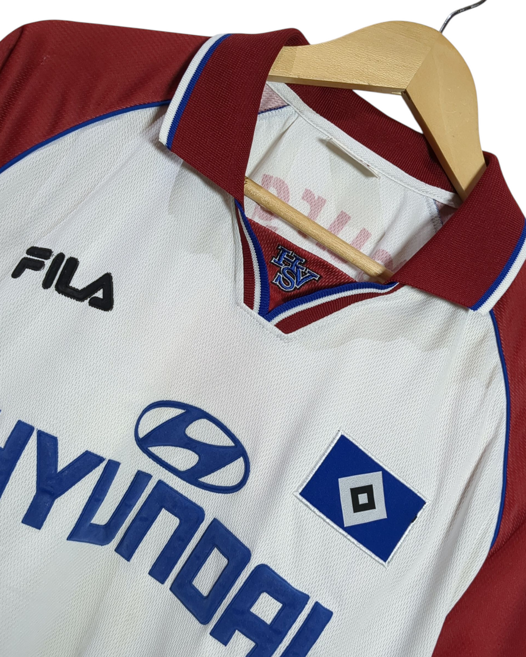 1999-00 Hamburg Fila Signed Home Shirt - (L)