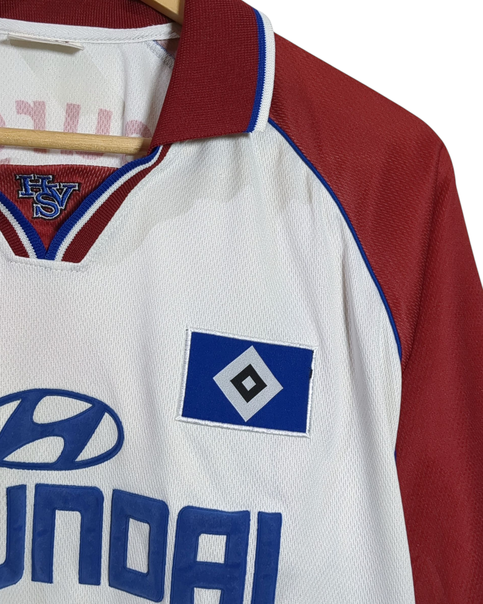 1999-00 Hamburg Fila Signed Home Shirt - (L)
