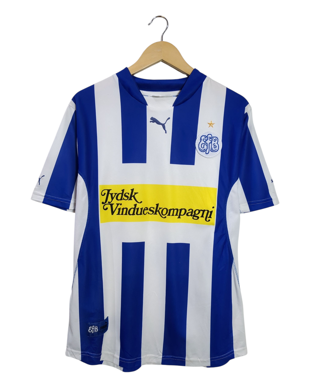 2003-04 Esbjerg Puma Signed Home Shirt #15 Kristiansen - (L)