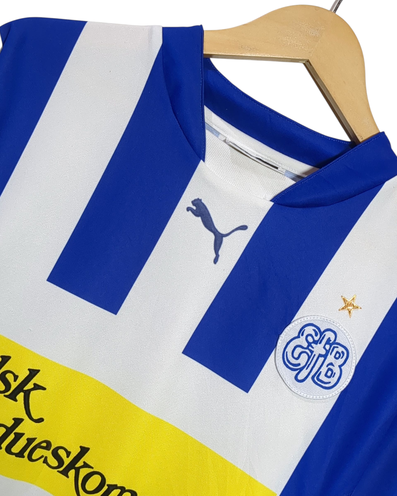 2003-04 Esbjerg Puma Signed Home Shirt #15 Kristiansen - (L)