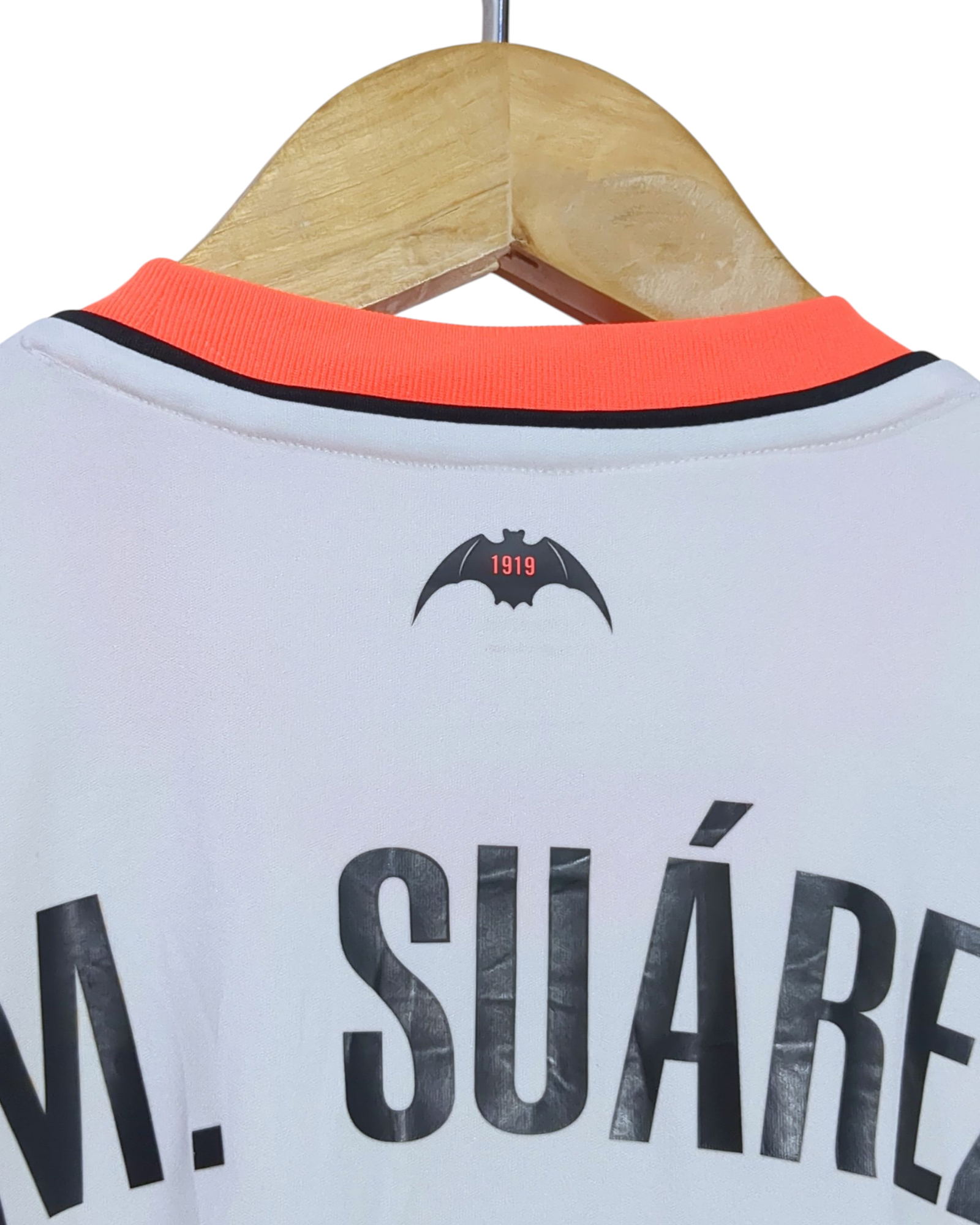 2016-17 Valencia Adidas Home Shirt #7 M.Suarez - (M)