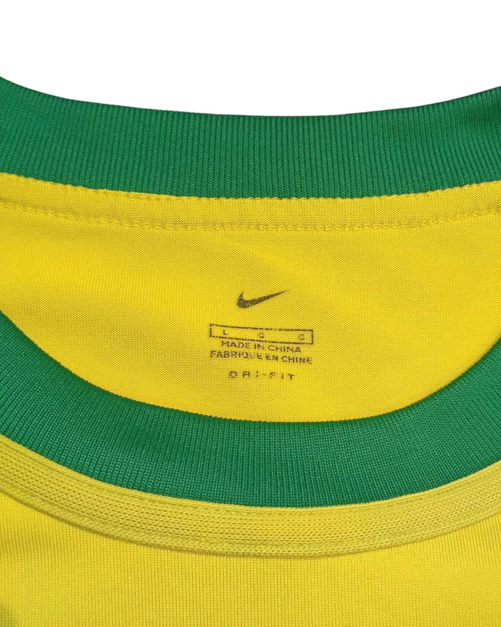 2000-02 Brazil Nike Home L/S Shirt #7 - (L)