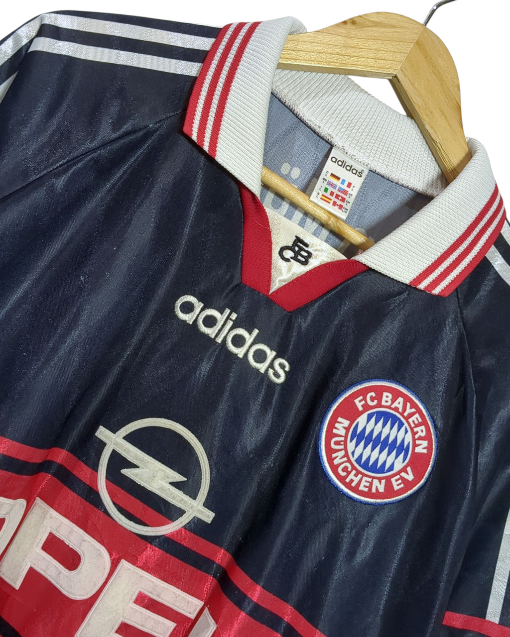 1997-99 Bayern Munich Adidas Home Shirt - (L)