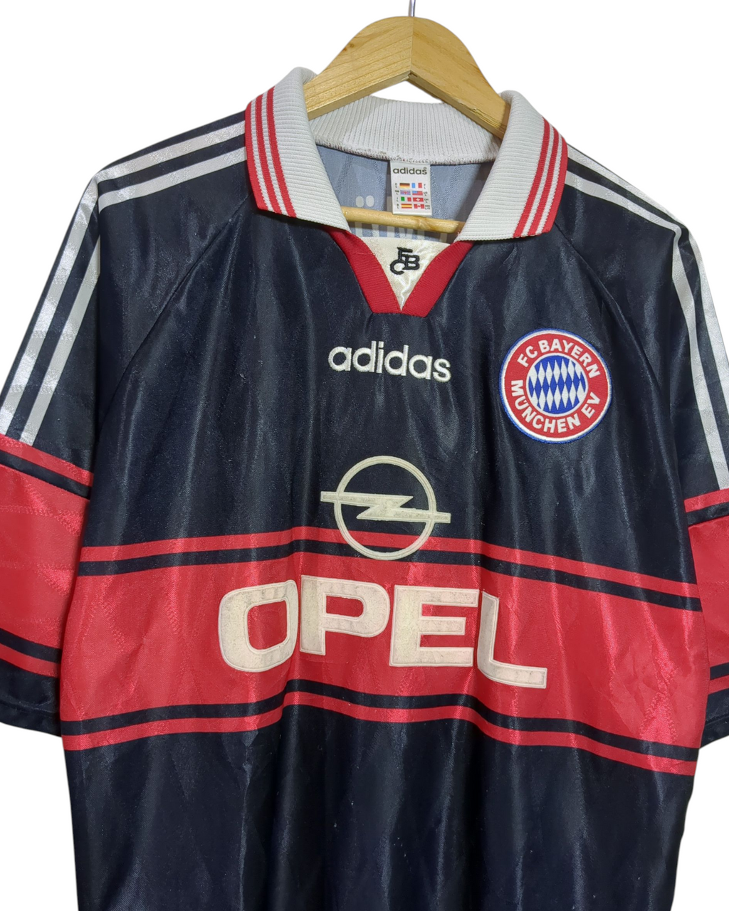 1997-99 Bayern Munich Adidas Home Shirt - (L)