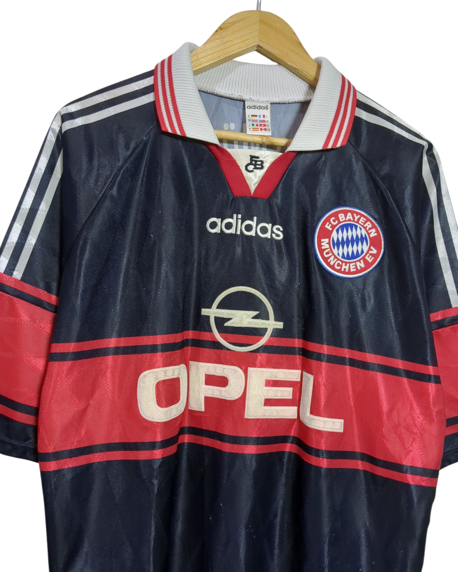 1997-99 Bayern Munich Adidas Home Shirt - (L)
