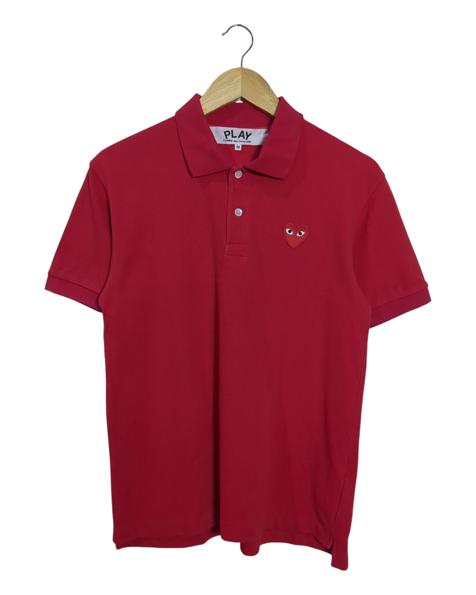 Comme Des Garcons Play Big Heart Polo Shirt - (S)