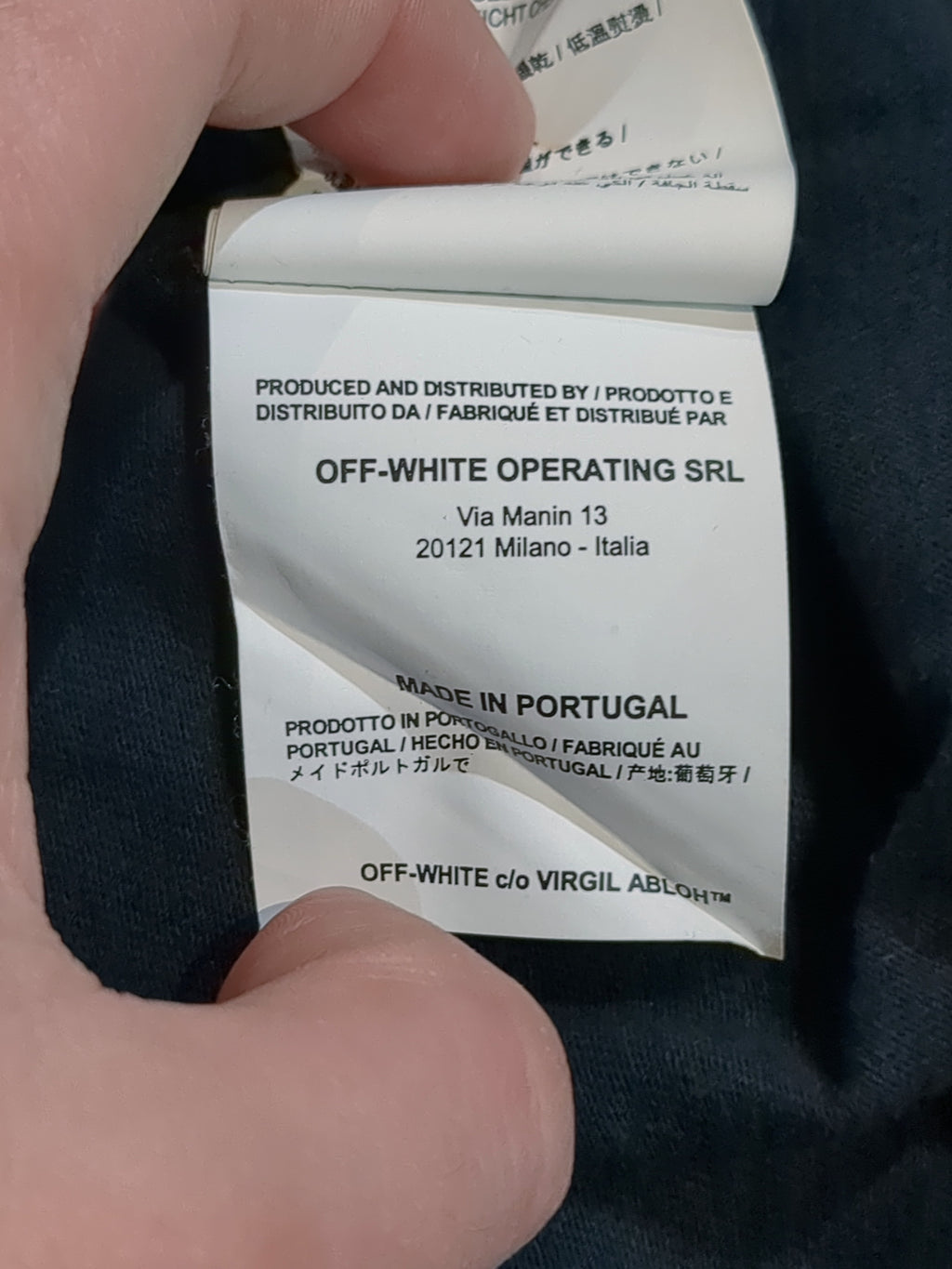 Off-White Colored Arrows Tee - (XL)