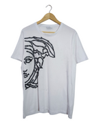 Versace Half Tape Medusa Tee - (M)