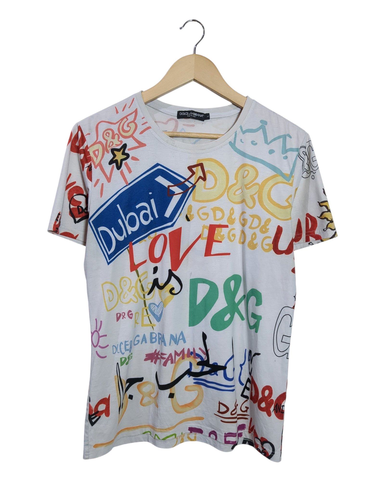 Dolce & Gabbana Dubai Graffiti Tee - (M)