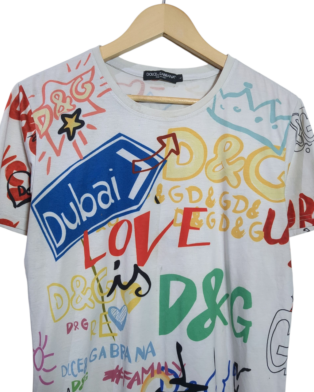 Dolce & Gabbana Dubai Graffiti Tee - (M)