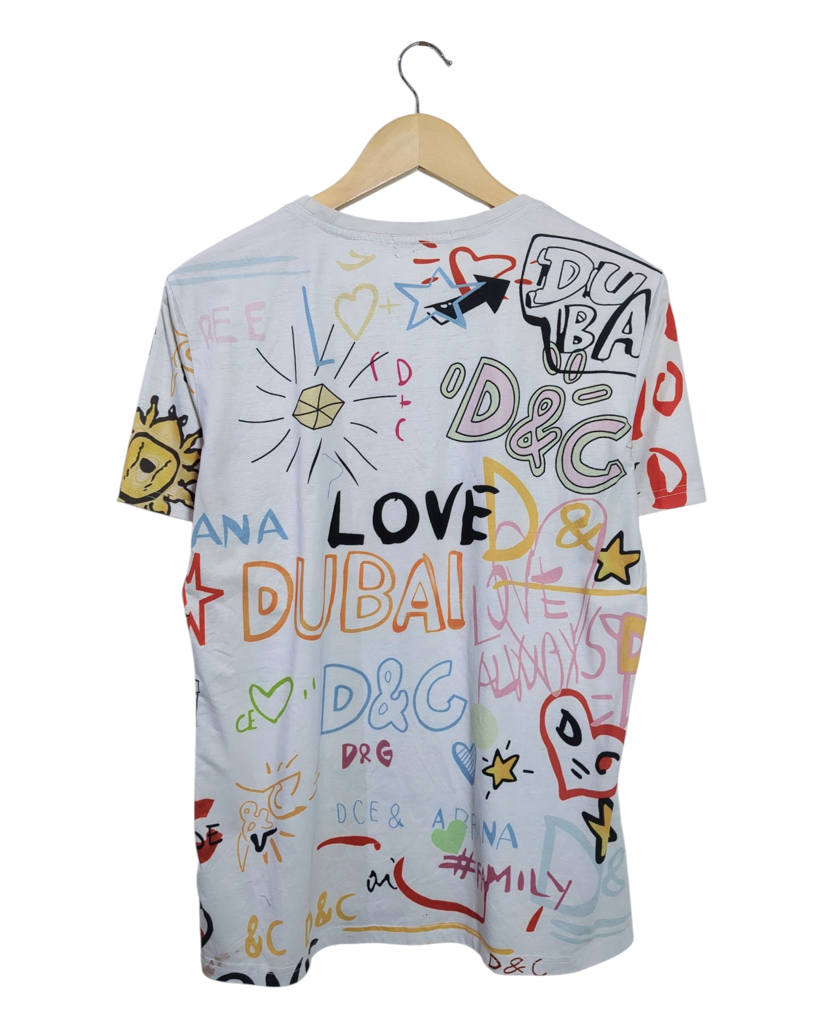 Dolce & Gabbana Dubai Graffiti Tee - (M)