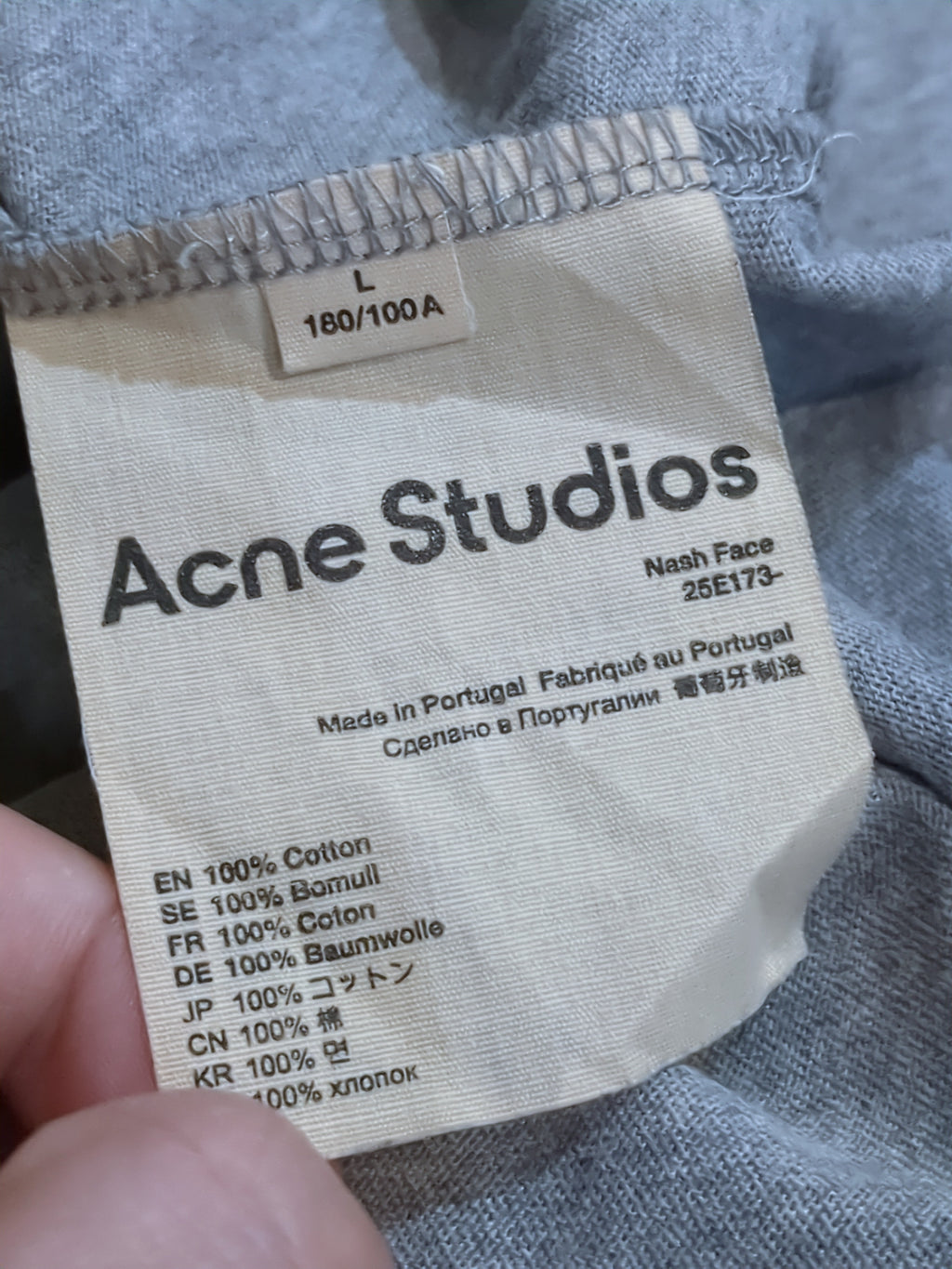 Acne Studios Nash Face Tee - (L)